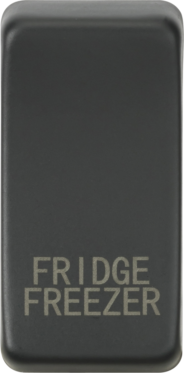 Switch cover "marked FRIDGE FREEZER" - anthracite