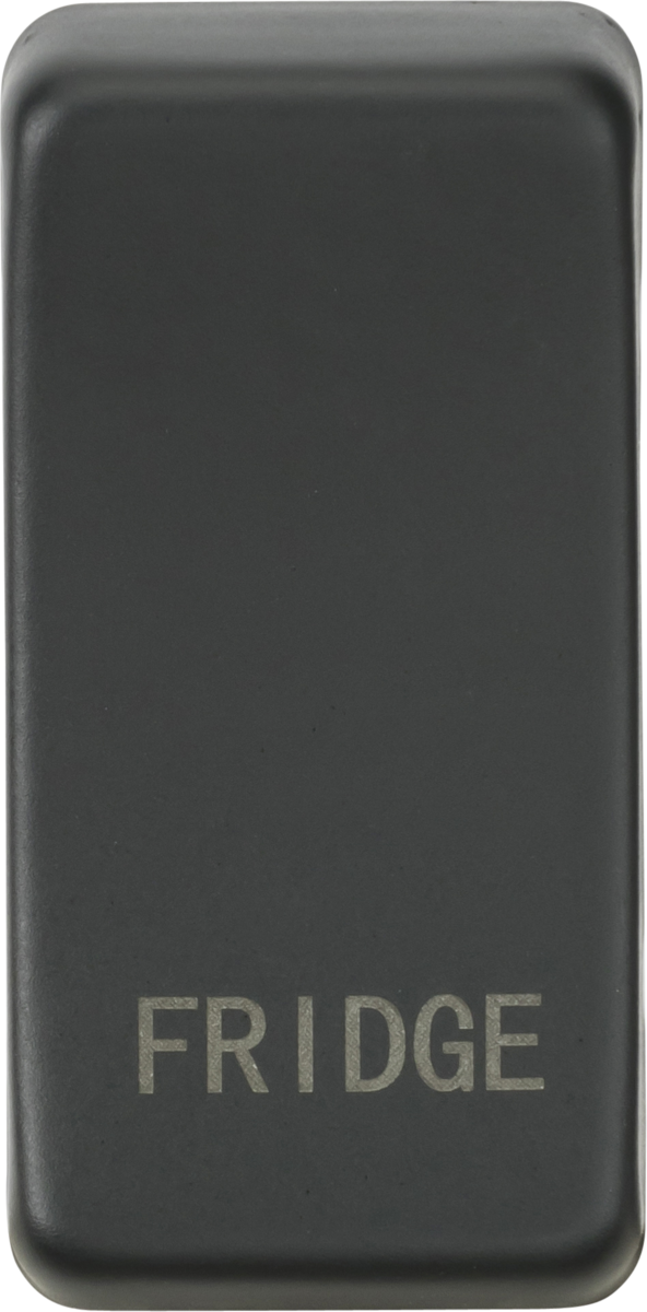 Switch cover "marked FRIDGE" - anthracite