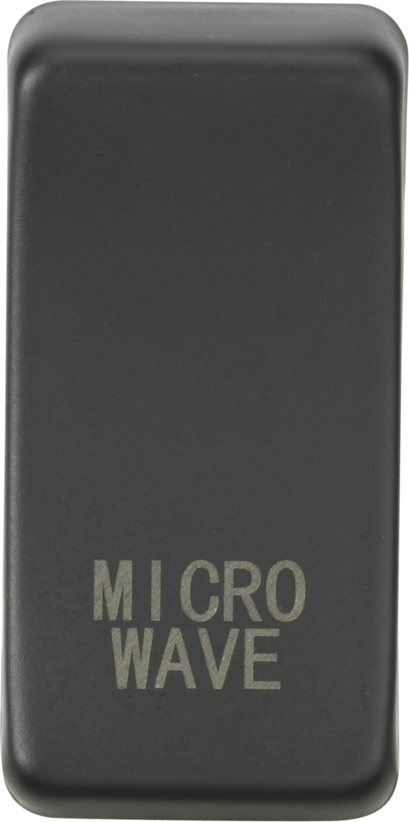 Switch cover "marked MICROWAVE" - anthracite