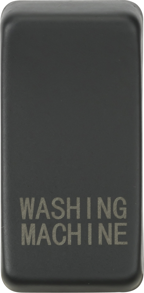 Switch cover "marked WASHING MACHINE" - anthracite