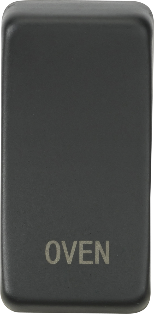 Switch cover "marked OVEN" - anthracite