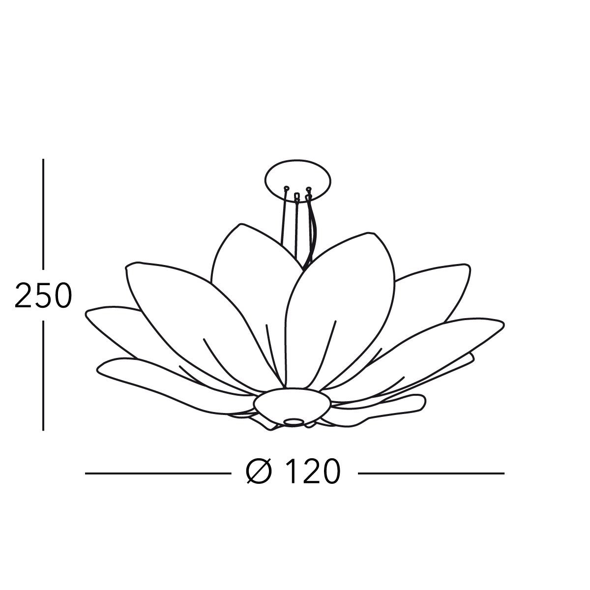 Kolarz 5230.80610 FIORE Pendant Light