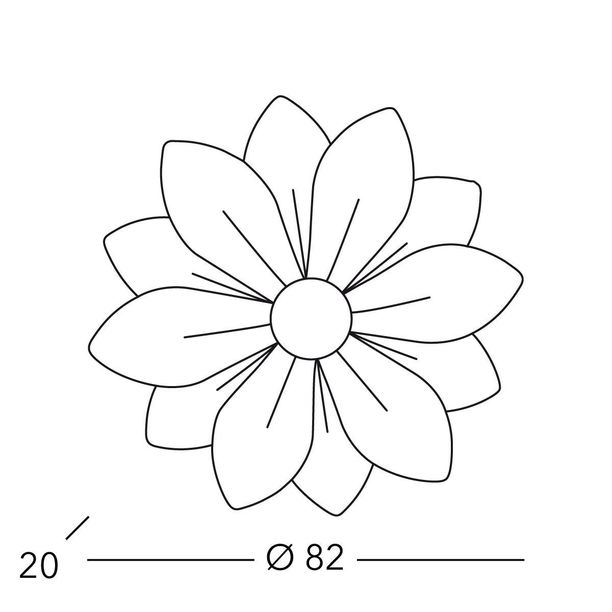 Kolarz 5231.60650 FIORE Wall Light