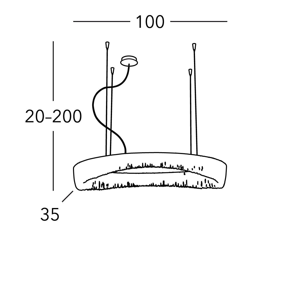 Kolarz 5324.31250 CLOUD Pendant Light