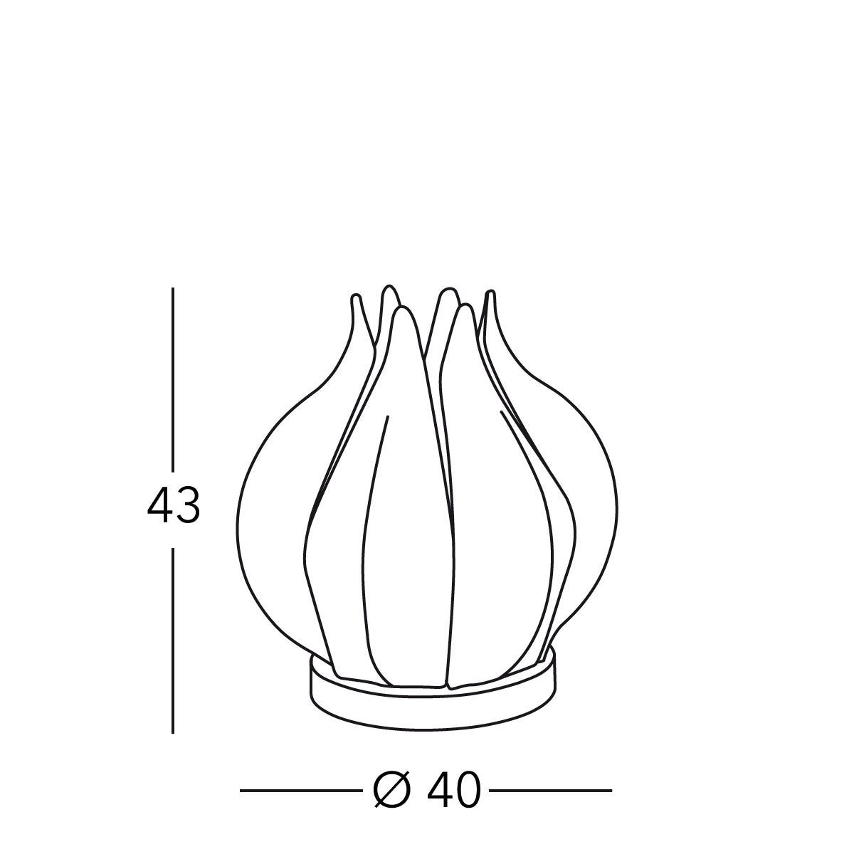 Kolarz 6001.70615 TULIPANO Table Light