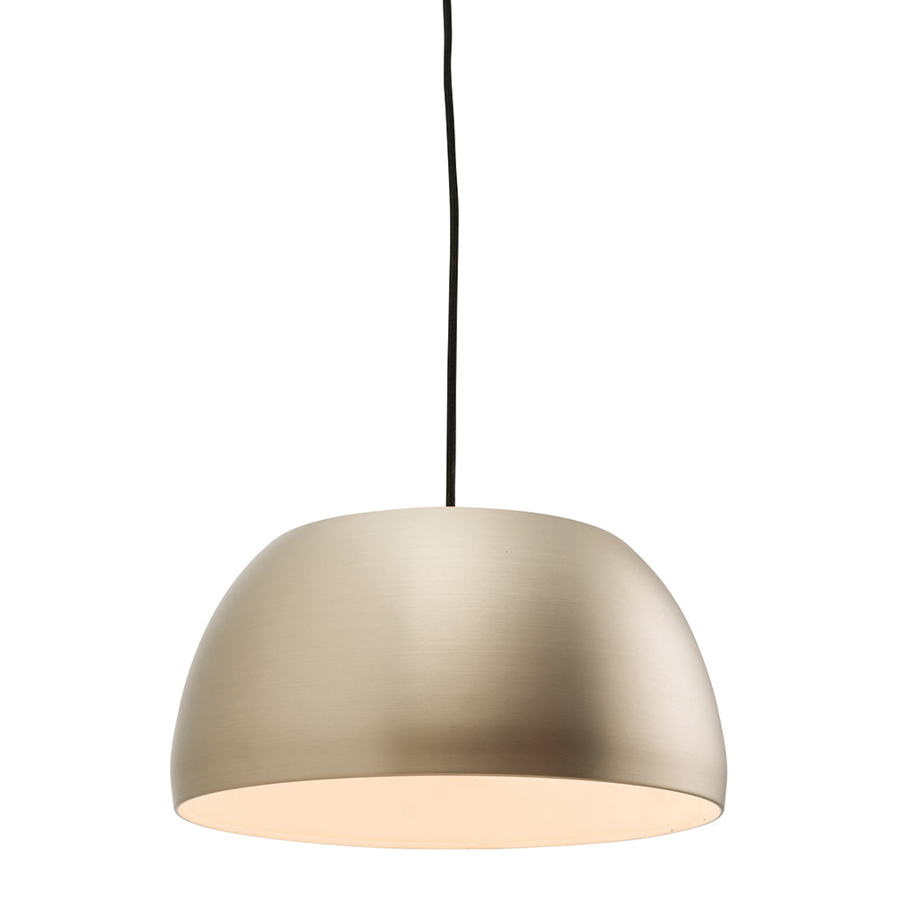 Endon Lighting 61320 Connery 1Lt Pendant Matt Nickel Plate