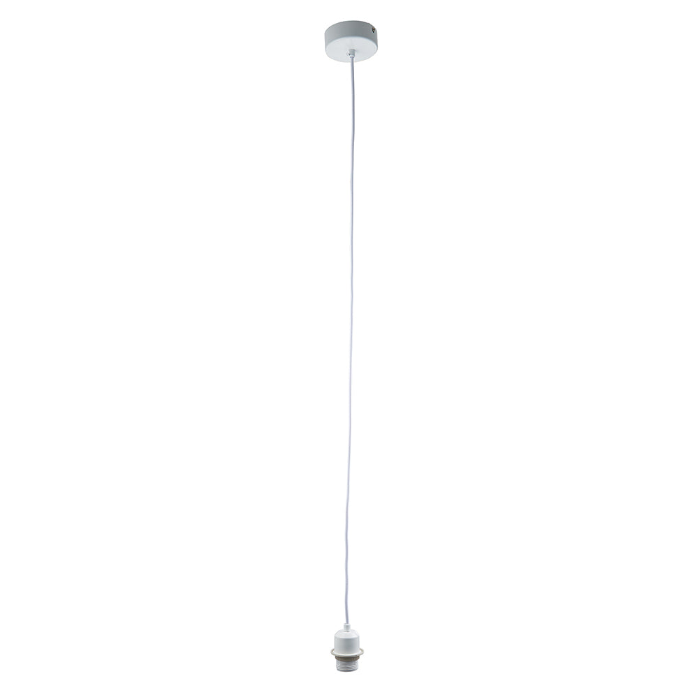 Endon Lighting 61808 Cable Set 1Lt Pendant Gloss White