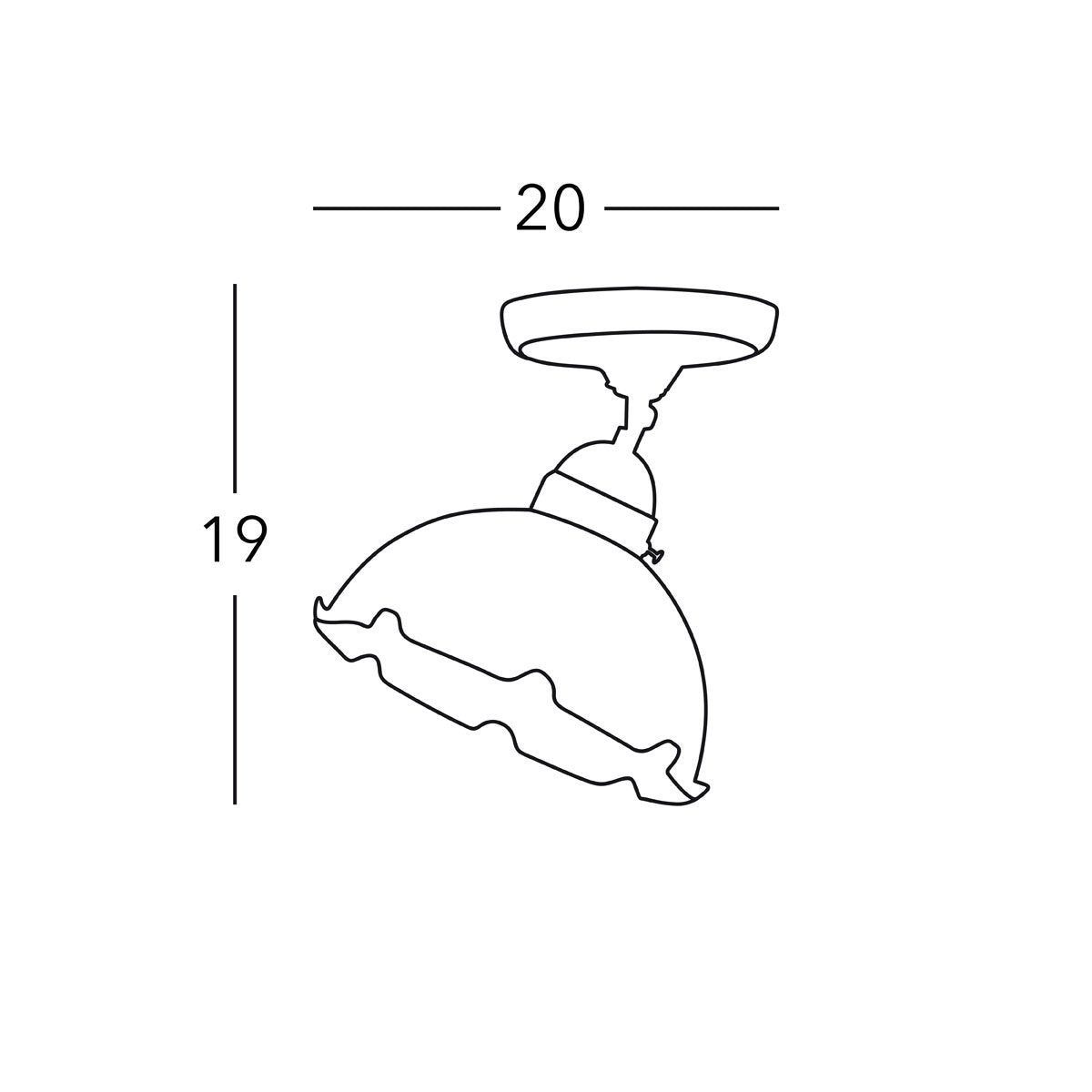 Kolarz 731.10.70 NONNA Ceiling Light