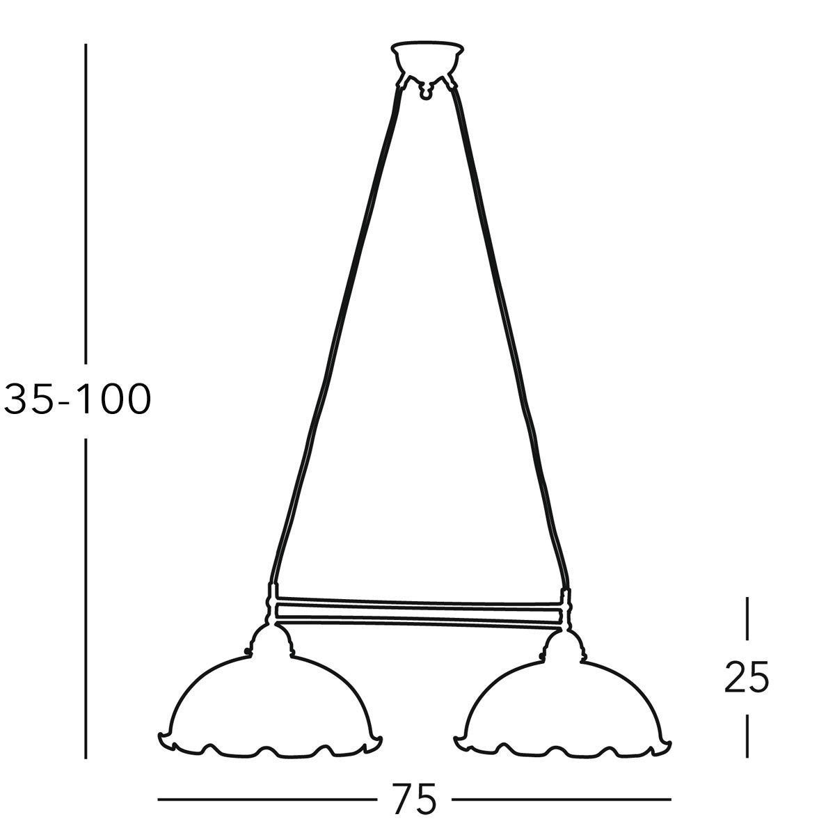 Kolarz 731.82.26 NONNA Chandelier