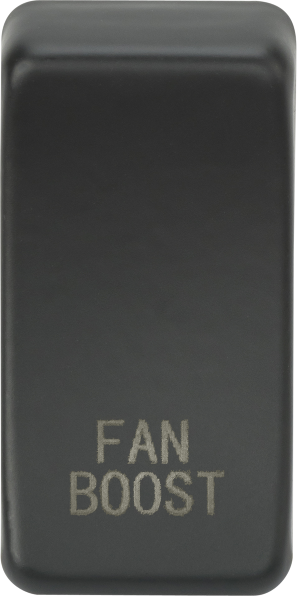 Switch cover marked "FAN BOOST" - Anthracite