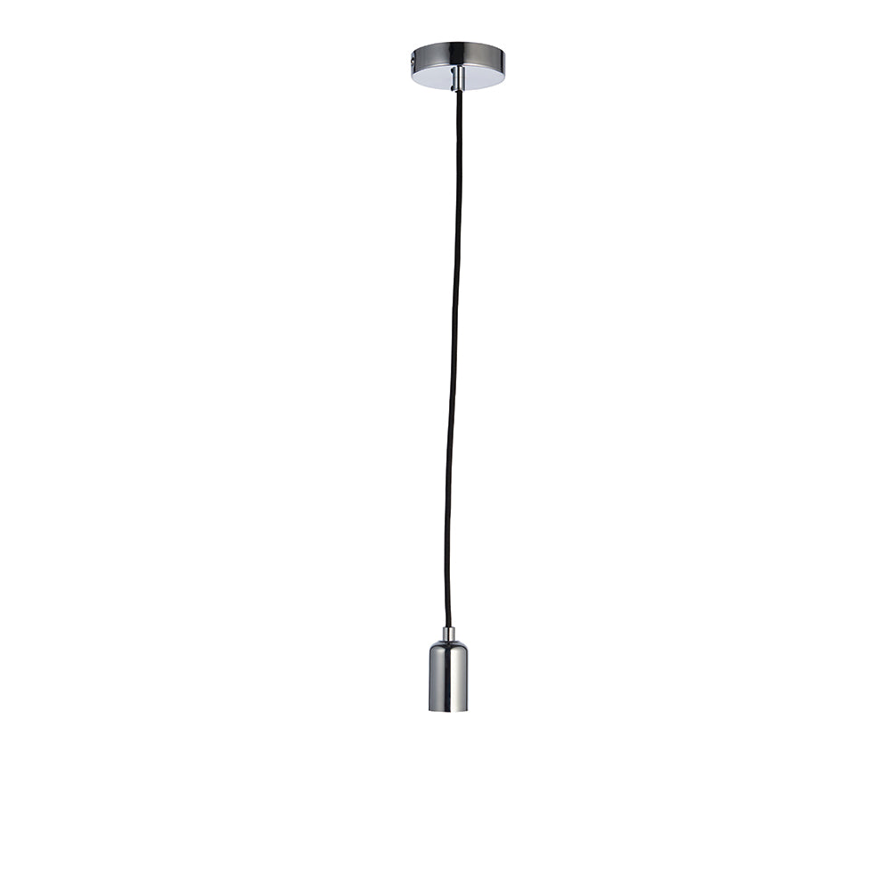 Endon Lighting 76573 Studio 1Lt Pendant Chrome Plate