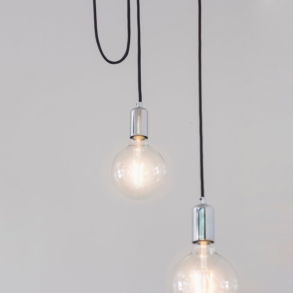 Endon Lighting 76576 Studio 3Lt Pendant Chrome Plate