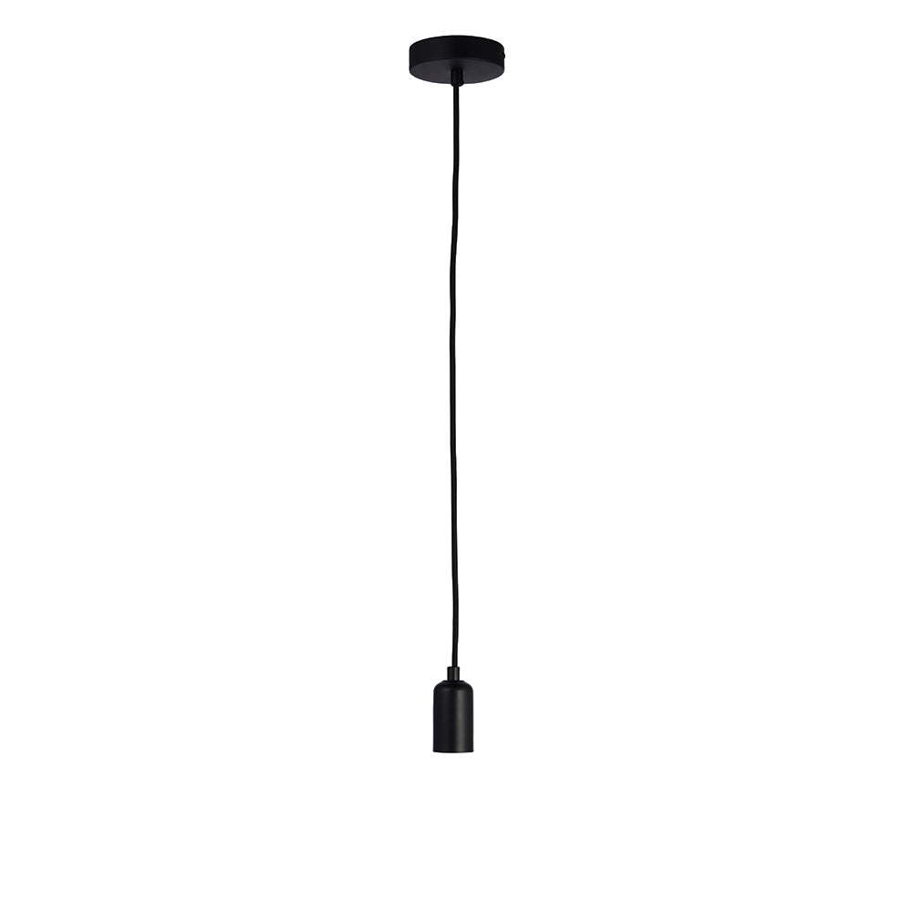 Endon Lighting 76581 Studio 1Lt Pendant Matt Black