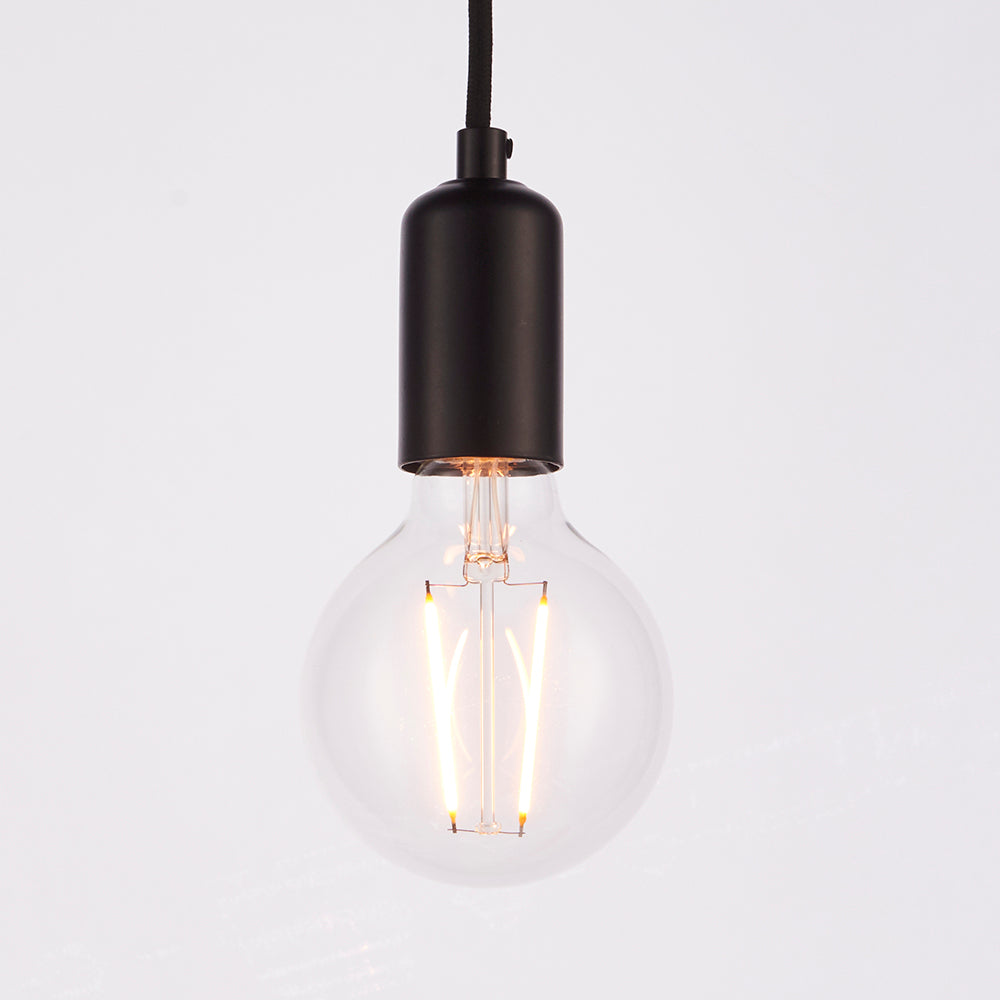 Endon Lighting 76583 Studio 6Lt Pendant Matt Black