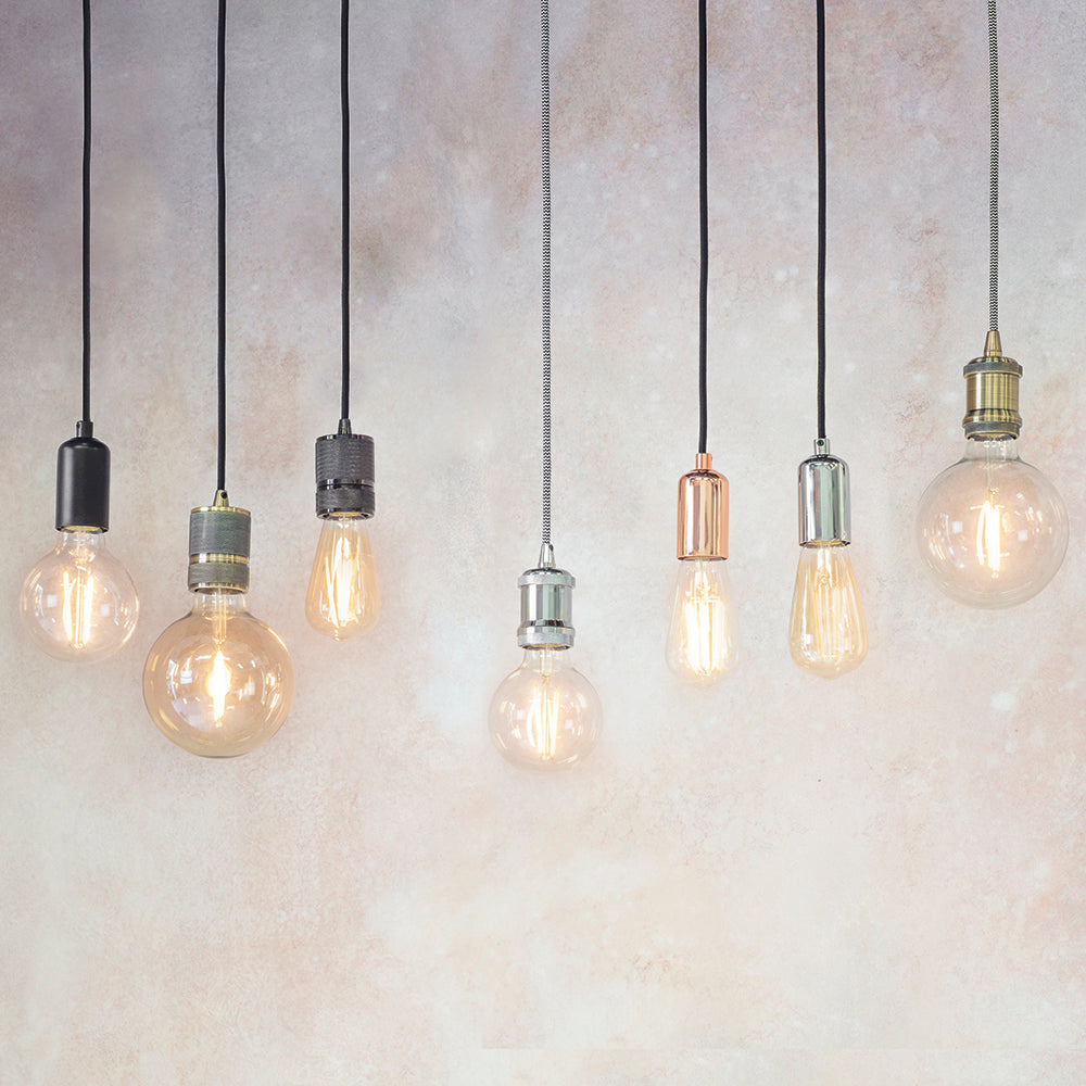 Endon Lighting 76585 Cambourne 1Lt Pendant Antique Brass Plate