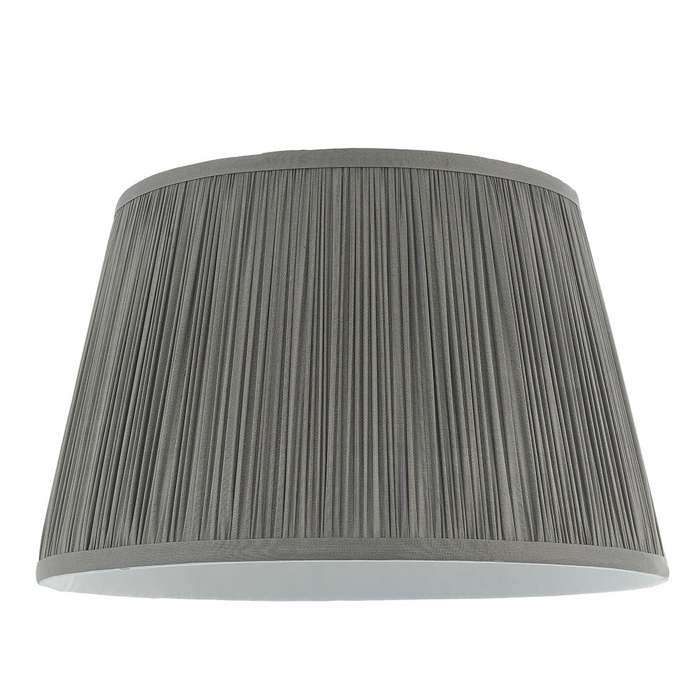Endon Lighting 79626 Freya 1Lt Shade Charcoal Grey Silk