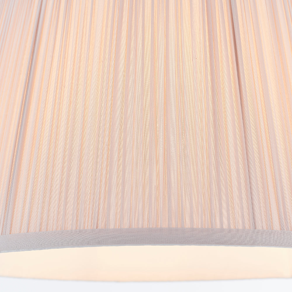Endon Lighting 79632 Freya 1Lt Shade Dusky Pink Silk