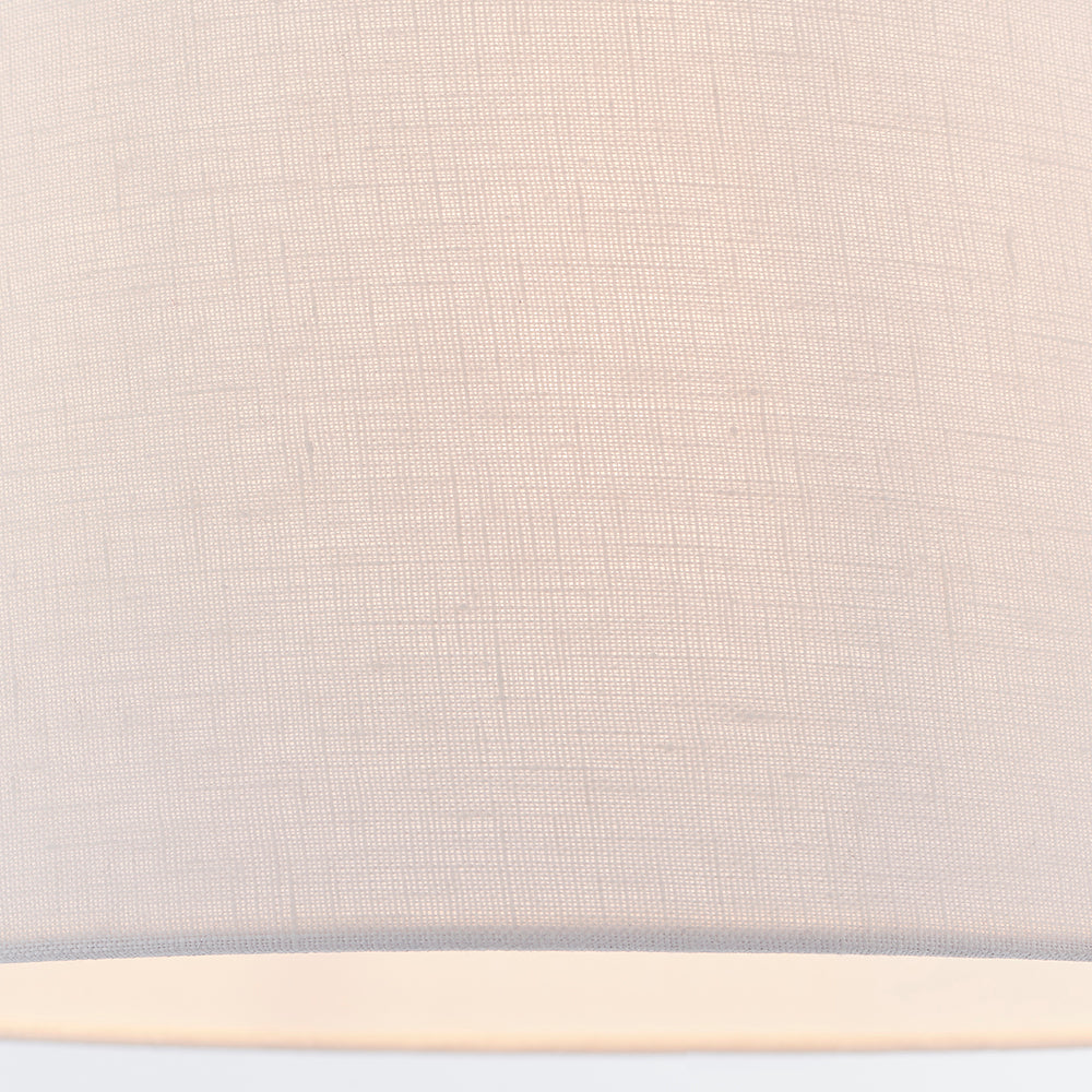 Endon Lighting 79637 Mia 1Lt Shade Vintage White Linen