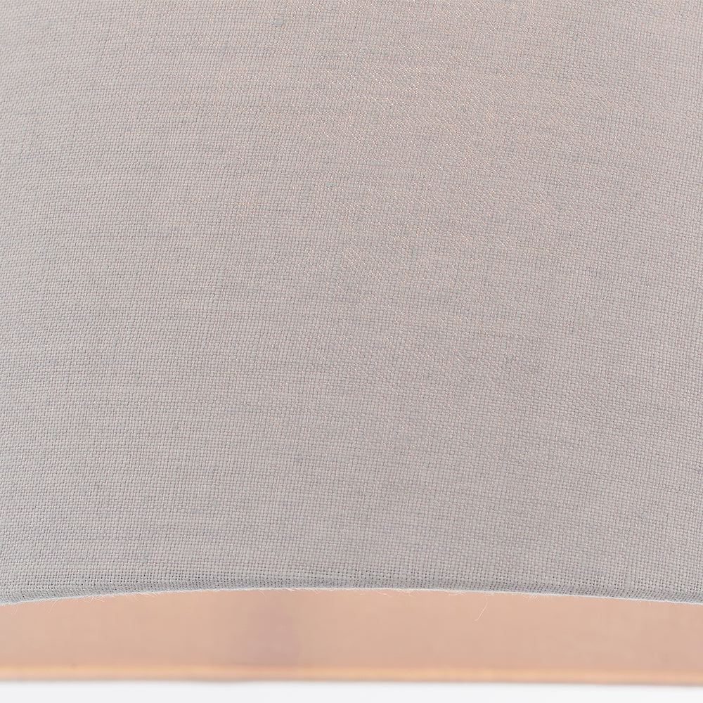 Endon Lighting 79640 Mia 1Lt Shade Charcoal Linen