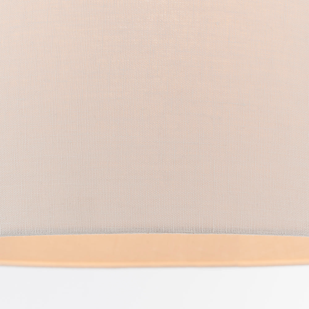 Endon Lighting 79642 Mia 1Lt Shade Natural Linen