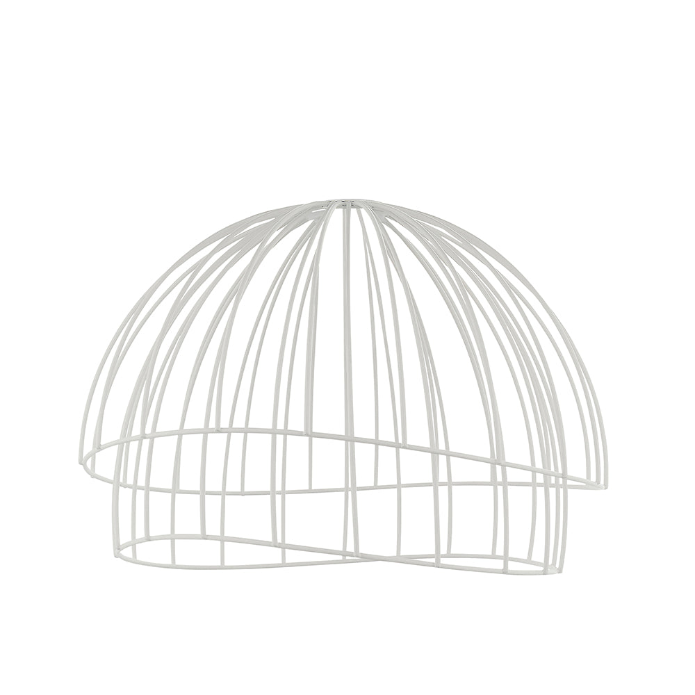 Endon Lighting 80640 Jericho 1Lt Pendant Easyfit Matt White Paint