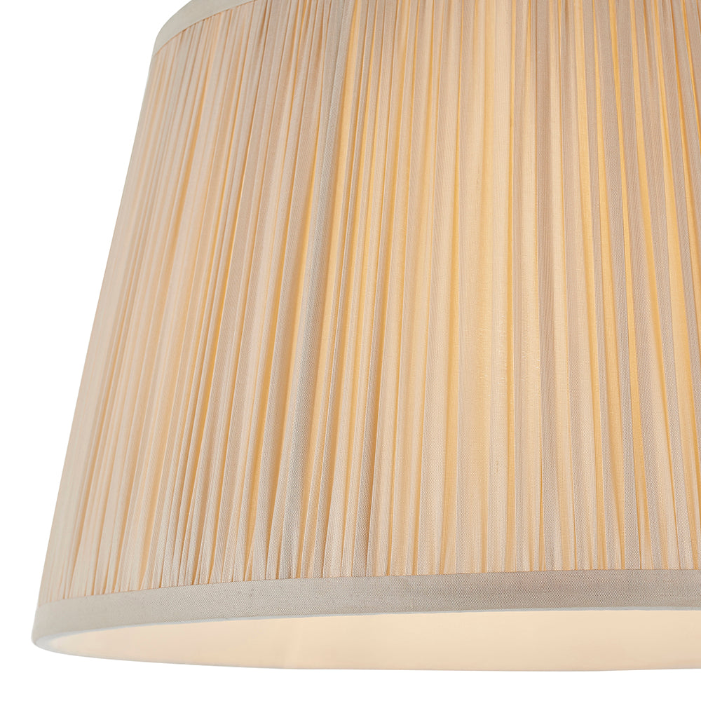 Endon Lighting 81388 Freya 1Lt Shade Oyster Silk