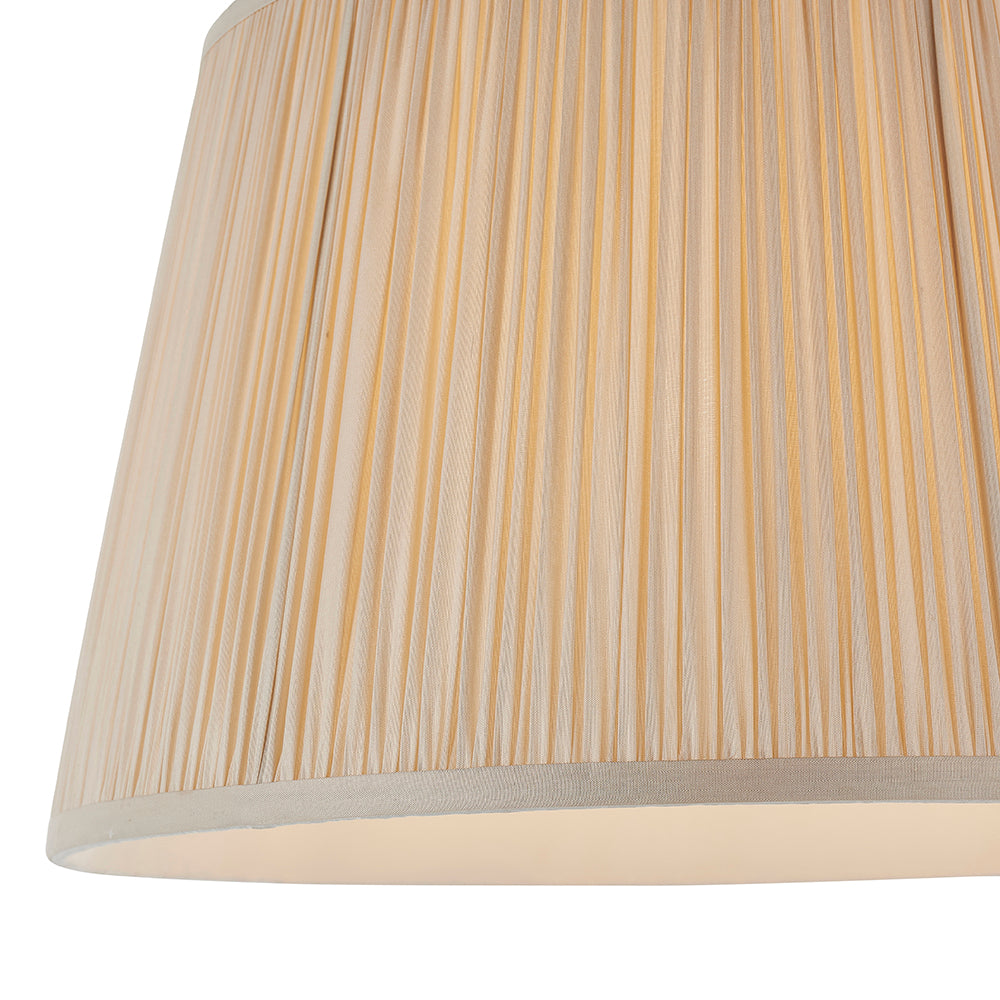 Endon Lighting 81389 Freya 1Lt Shade Oyster Silk