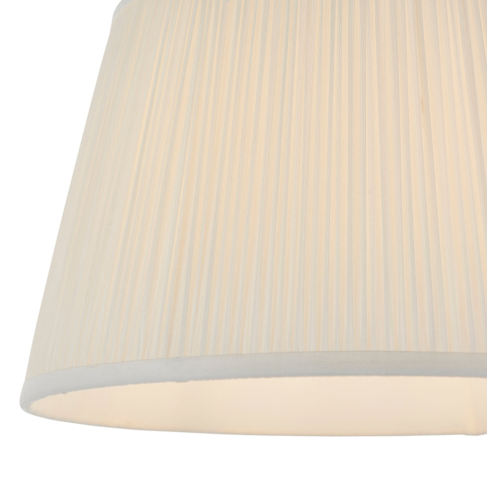 Endon Lighting 81392 Freya 1Lt Shade Vintage White Silk