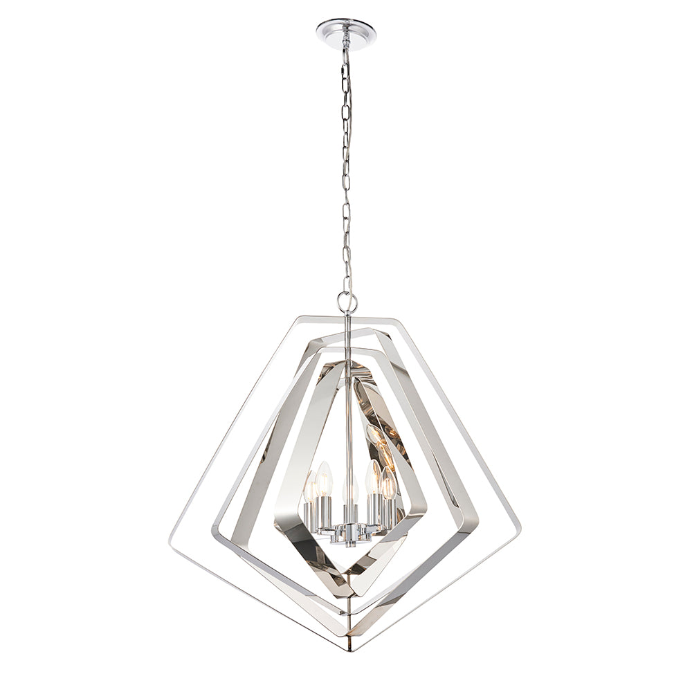 Endon Lighting 81929 Riona 5Lt Pendant Chrome Plate