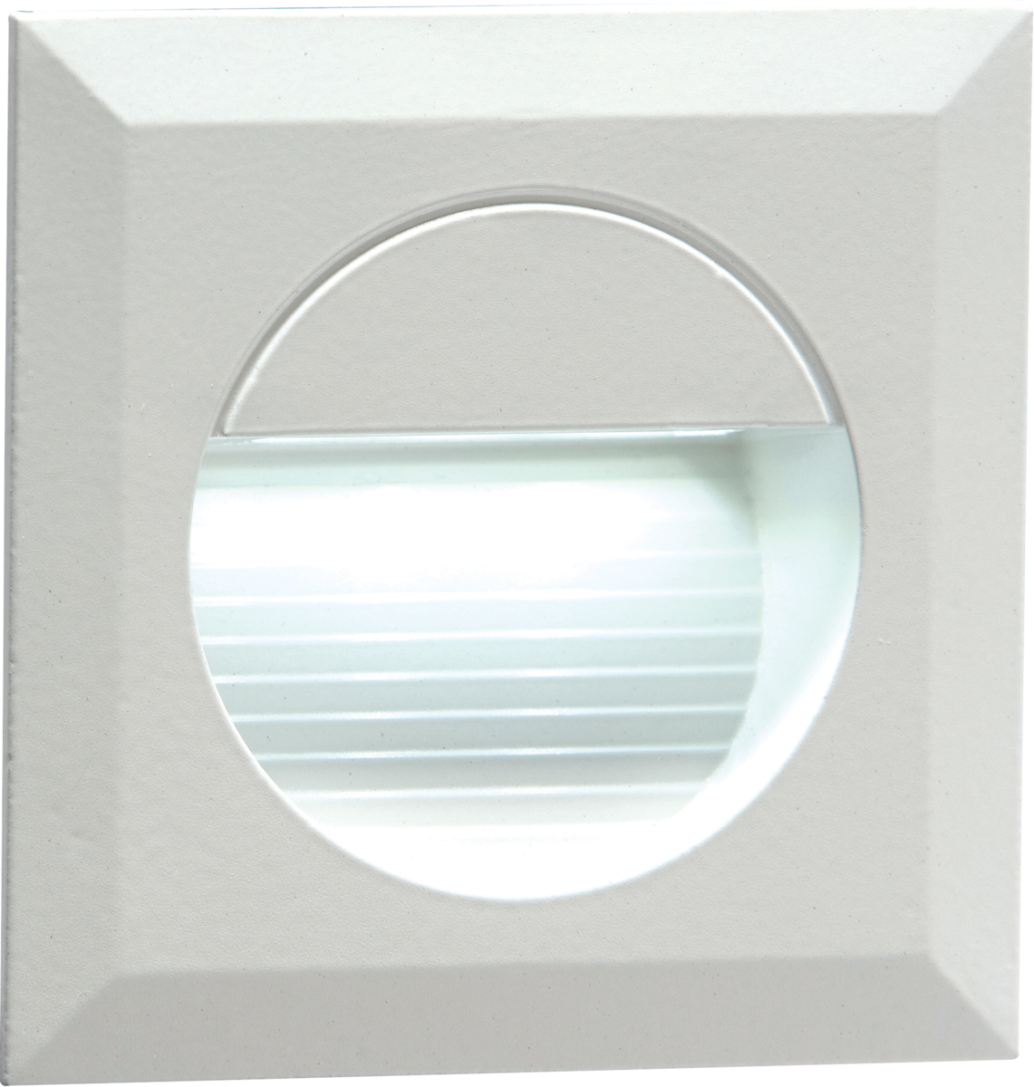 230V IP54 Recessed Square Indoor/Outdoor LED Guide/Stair/Wall Light White LED