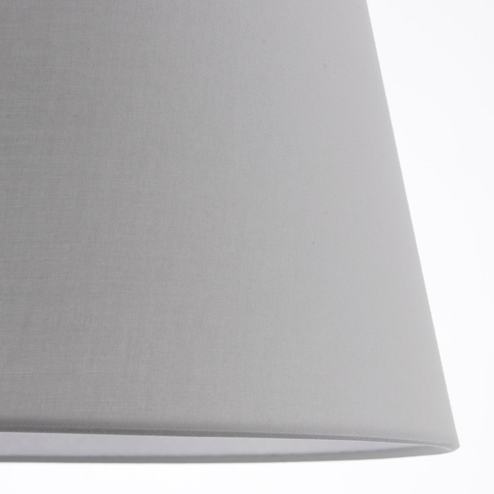 Endon Lighting 90134 Evie 1Lt Shade Pale Grey Cotton