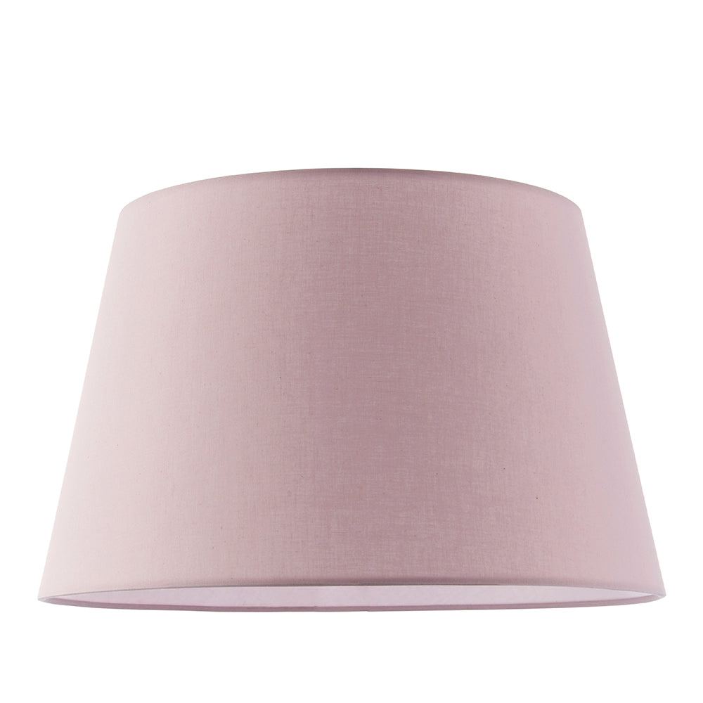Endon Lighting 90136 Evie 1Lt Shade Pink Cotton