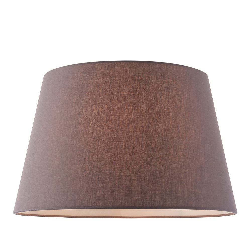 Endon Lighting 90137 Evie 1Lt Shade Charcoal Grey Cotton