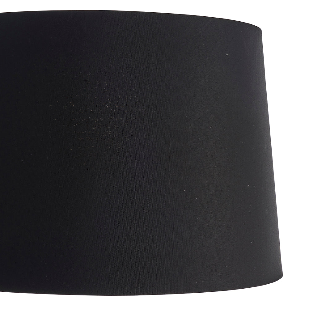 Endon Lighting 90546 Isla 1Lt Shade Black Silk