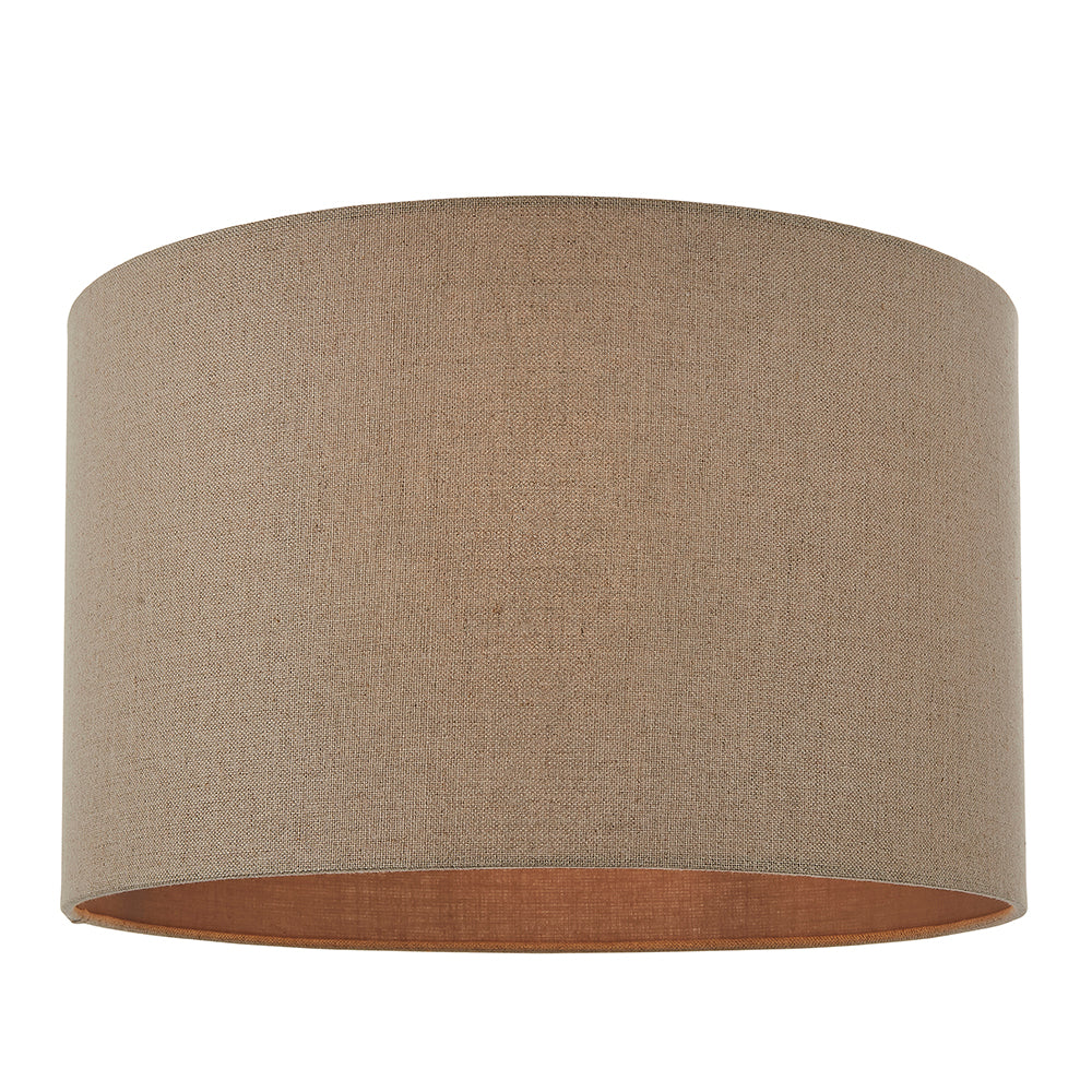 Endon Lighting 90550 Mae 1Lt Shade Taupe Linen & Taupe Fabric