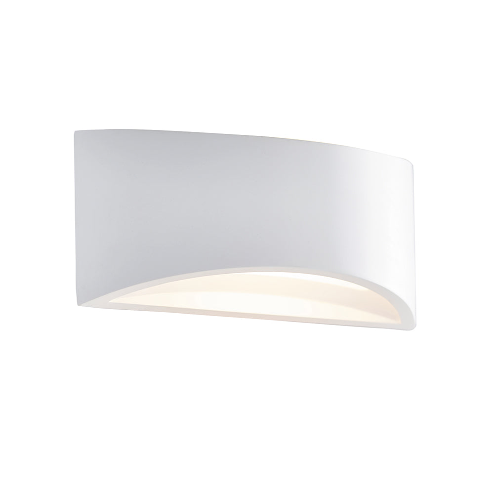 Endon Lighting 91844 Toft 1Lt Wall White Plaster
