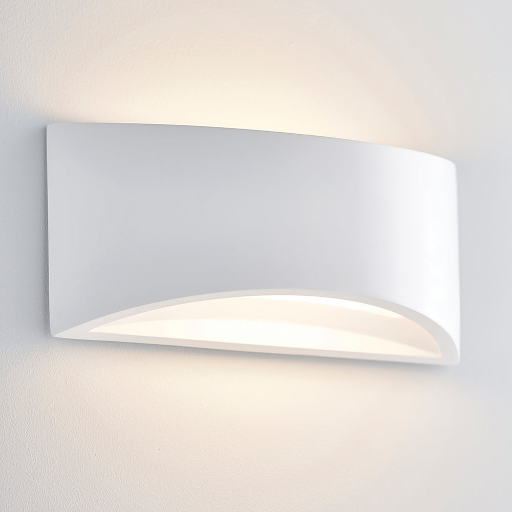 Endon Lighting 91844 Toft 1Lt Wall White Plaster