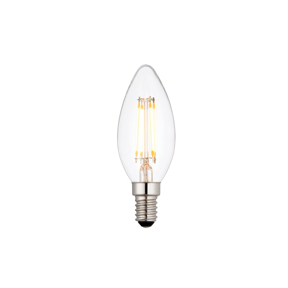 Endon Lighting 93020 E14 Led Filament Candle 1Lt Accessory Clear Glass