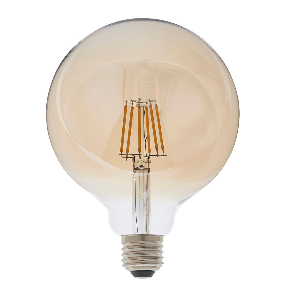 Endon Lighting 93031 E27 Led Filament Globe 1Lt Accessory Amber Glass