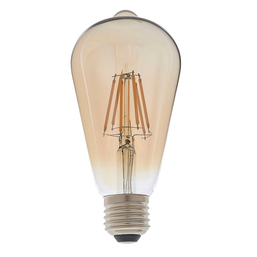 Endon Lighting 93032 E27 Led Filament Pear 1Lt Accessory Amber Glass