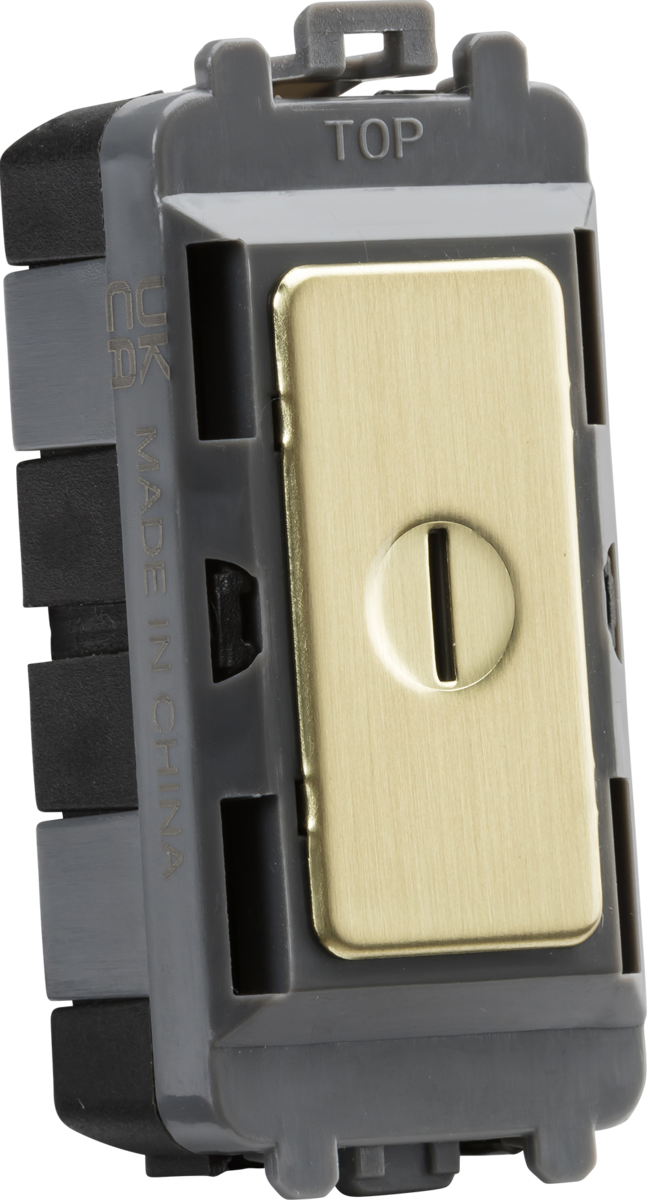 20AX 2 way SP key module - brushed brass