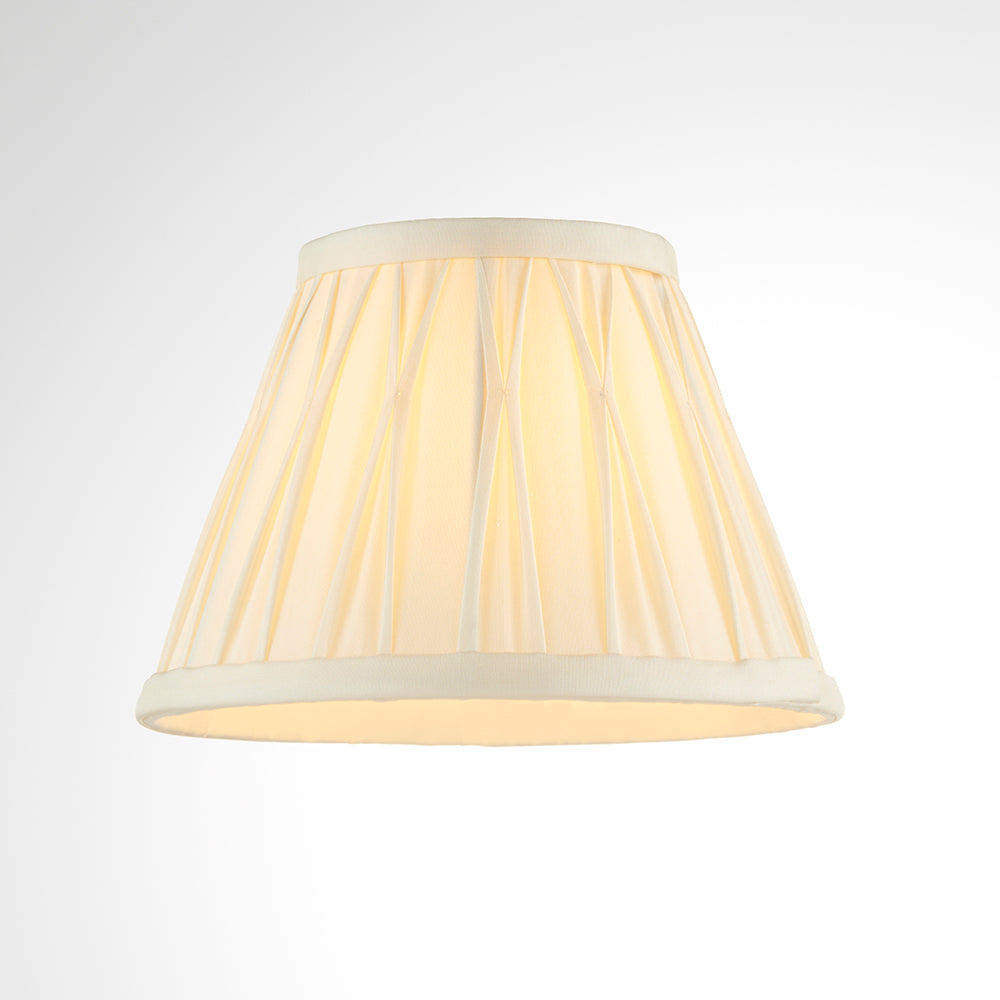 Endon Lighting 94351 Chatsworth 1Lt Shade Ivory Silk