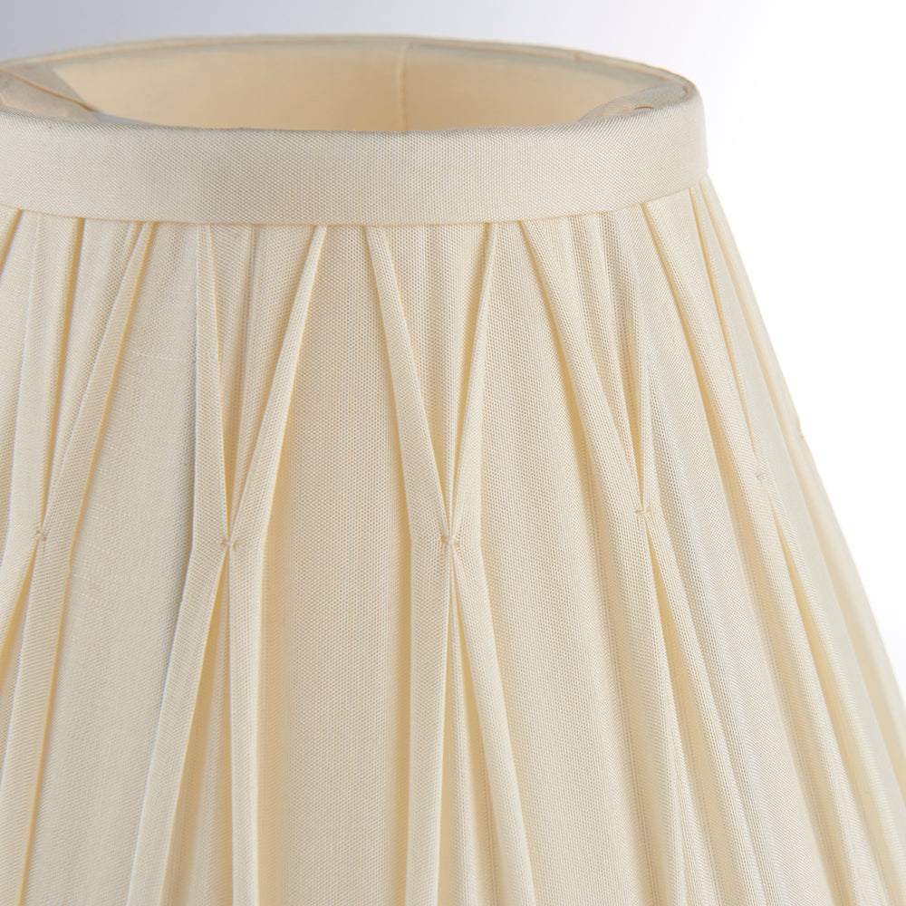 Endon Lighting 94351 Chatsworth 1Lt Shade Ivory Silk