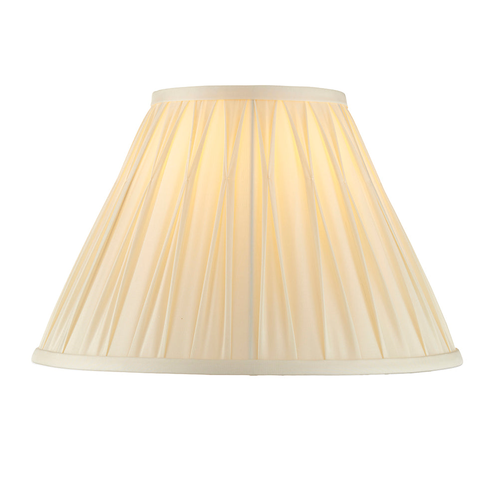 Endon Lighting 94352 Chatsworth 1Lt Shade Ivory Silk