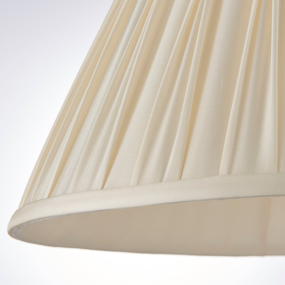 Endon Lighting 94353 Chatsworth 1Lt Shade Ivory Silk