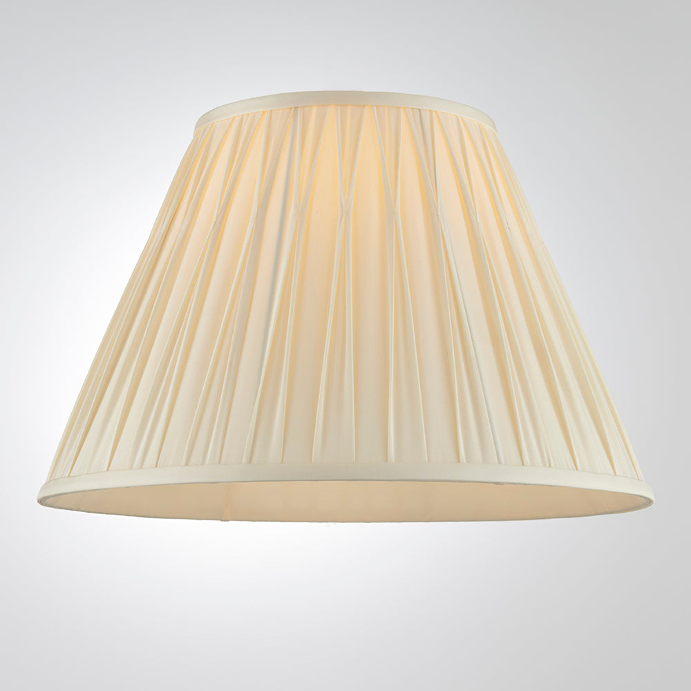 Endon Lighting 94354 Chatsworth 1Lt Shade Ivory Silk