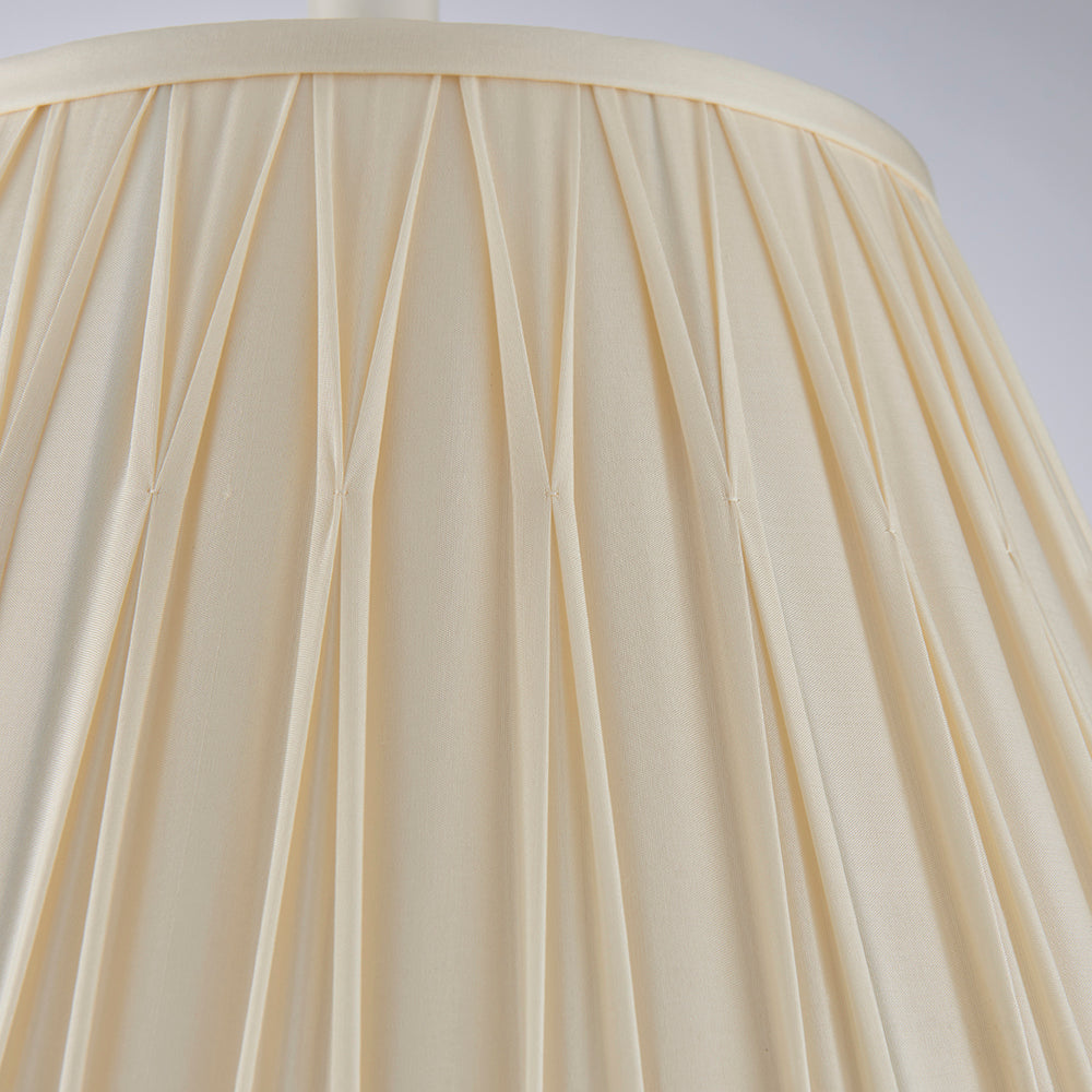 Endon Lighting 94354 Chatsworth 1Lt Shade Ivory Silk