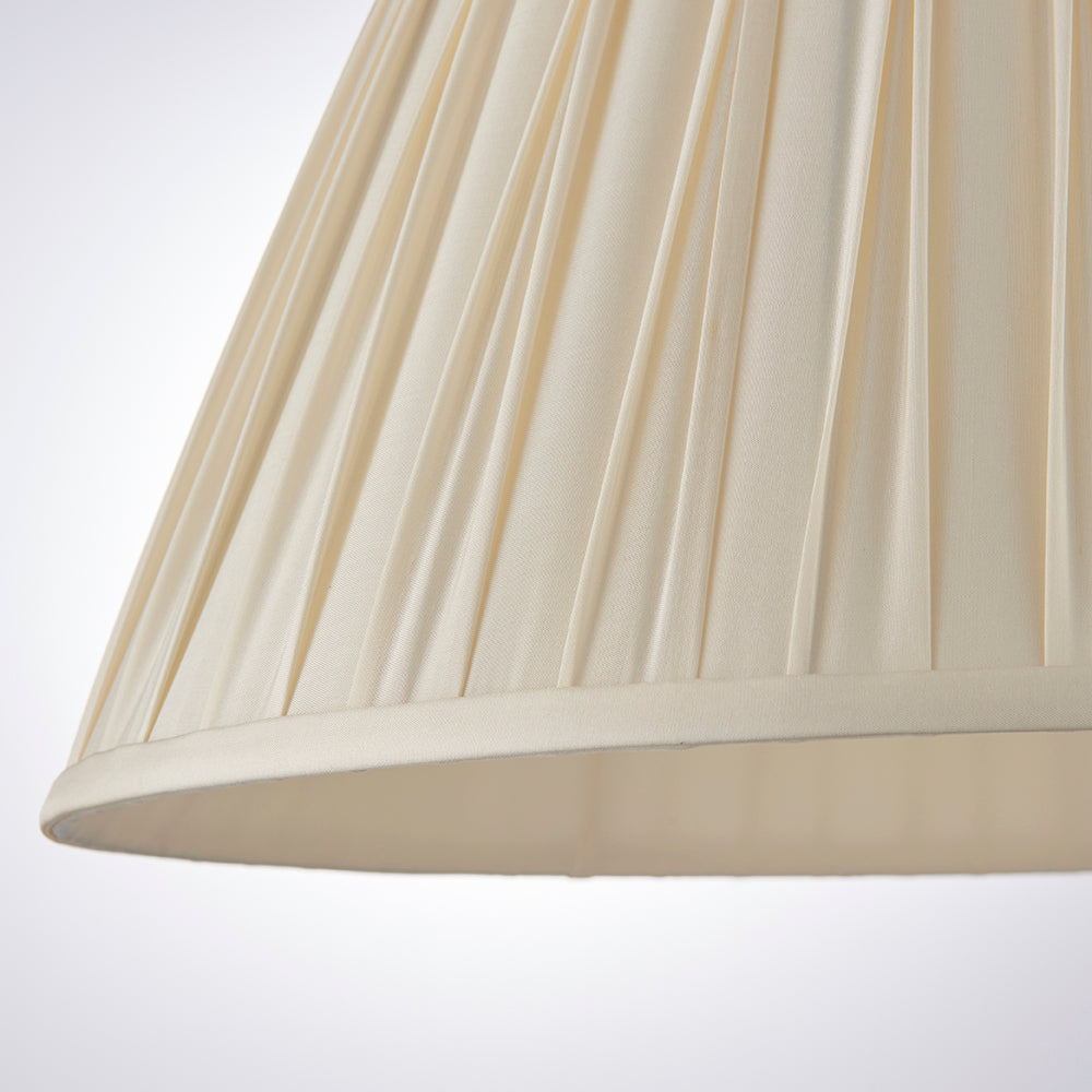 Endon Lighting 94354 Chatsworth 1Lt Shade Ivory Silk