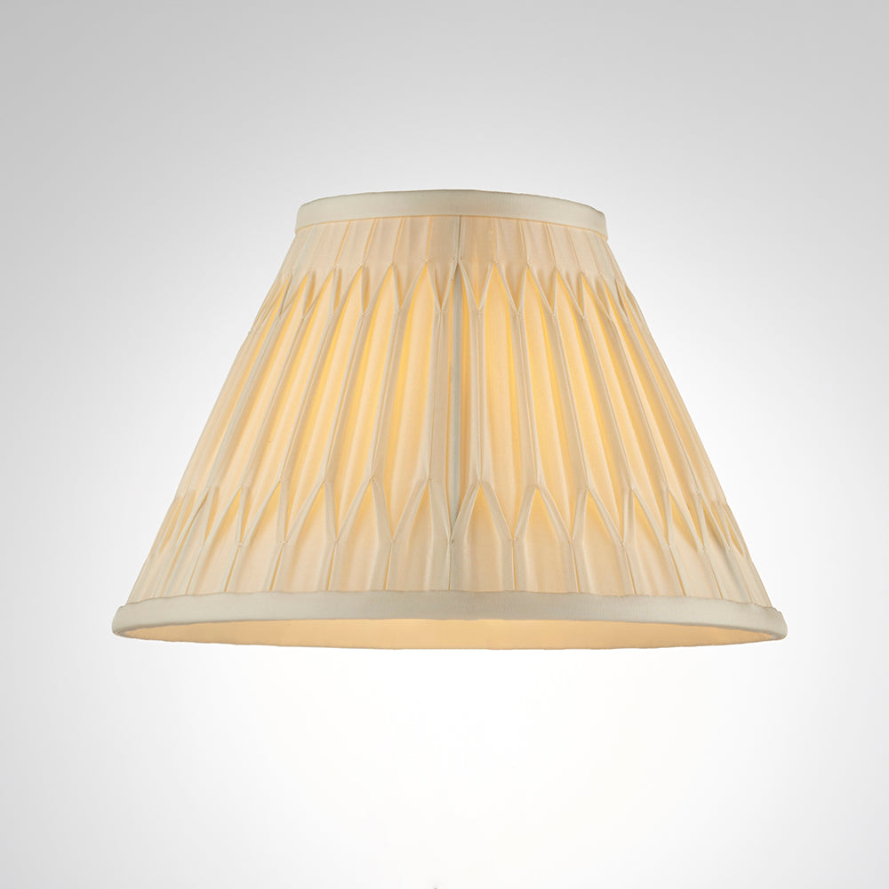 Endon Lighting 94355 Chatsworth 1Lt Shade Ivory Silk