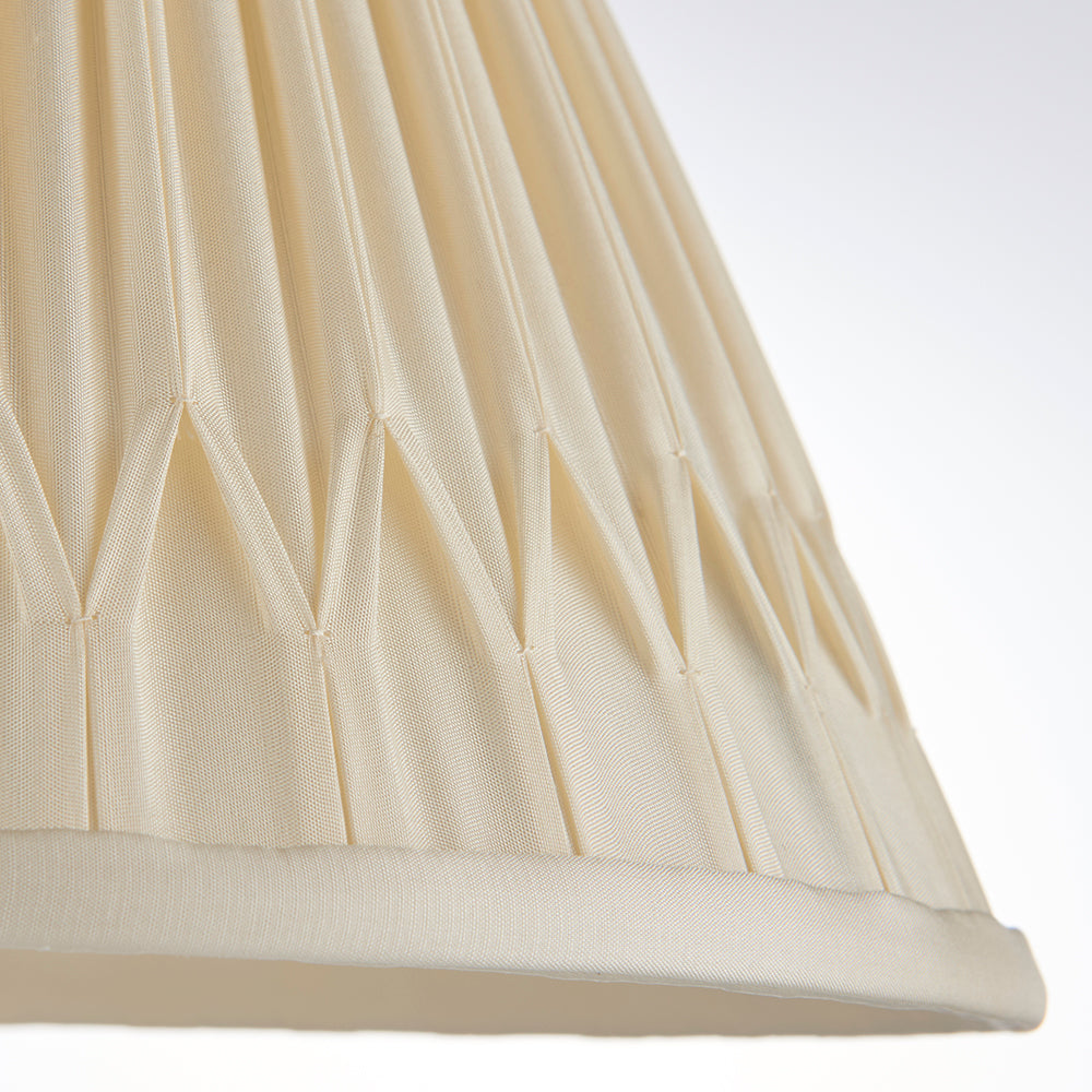 Endon Lighting 94355 Chatsworth 1Lt Shade Ivory Silk